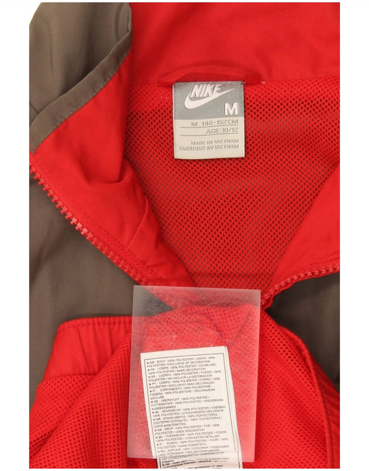Спортивный костюм с графическим рисунком для мальчиков Nike, 10–11 лет, средний красный с цветными блоками