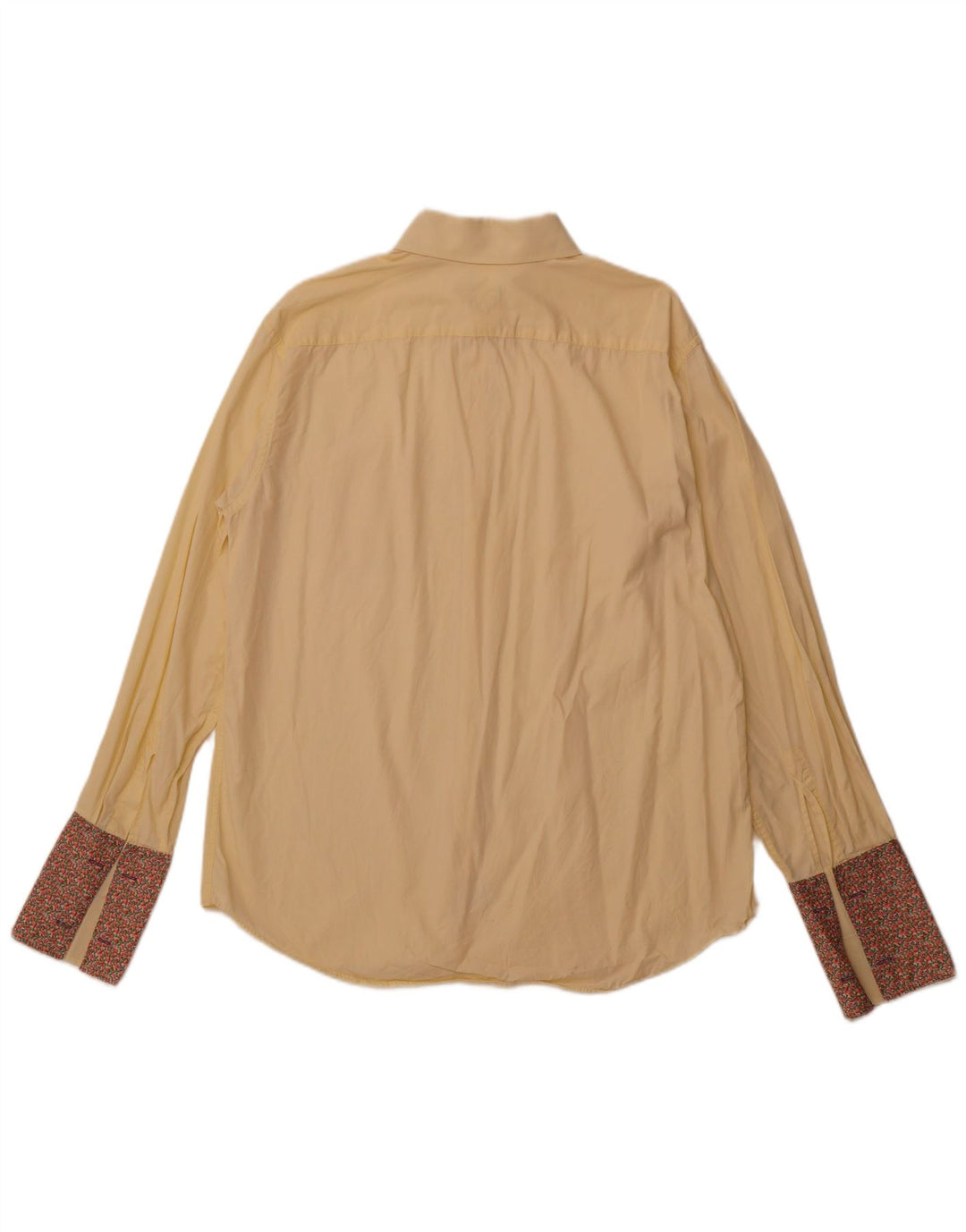 Мужская рубашка PAUL SMITH, размер 17 1/2 44 XL, желтая, хлопок