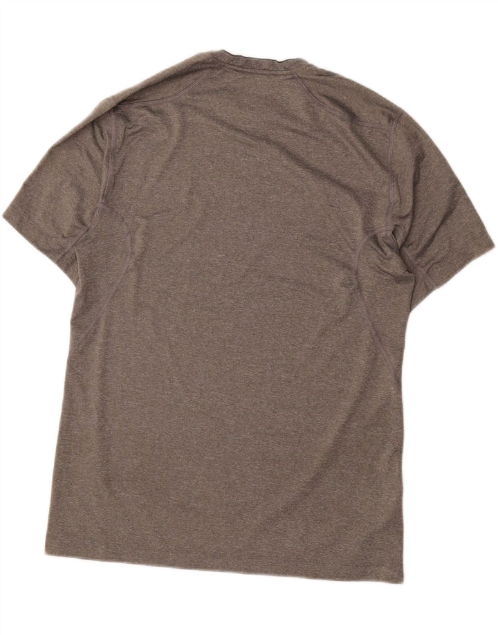 NIKE Mens Dri Fit T-Shirt Top Medium Grey Polyester Vintage Nike and Second-Hand Nike from Messina Hembry 