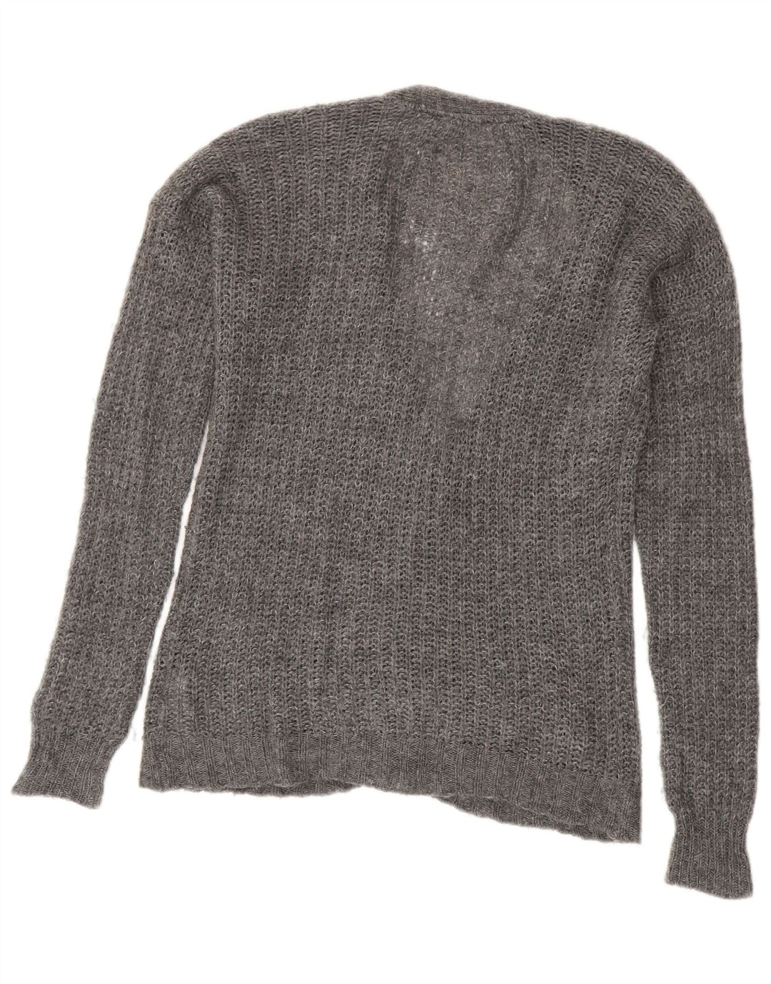 Женский кардиган Hollister UK 14, шерсть среднего серого цвета