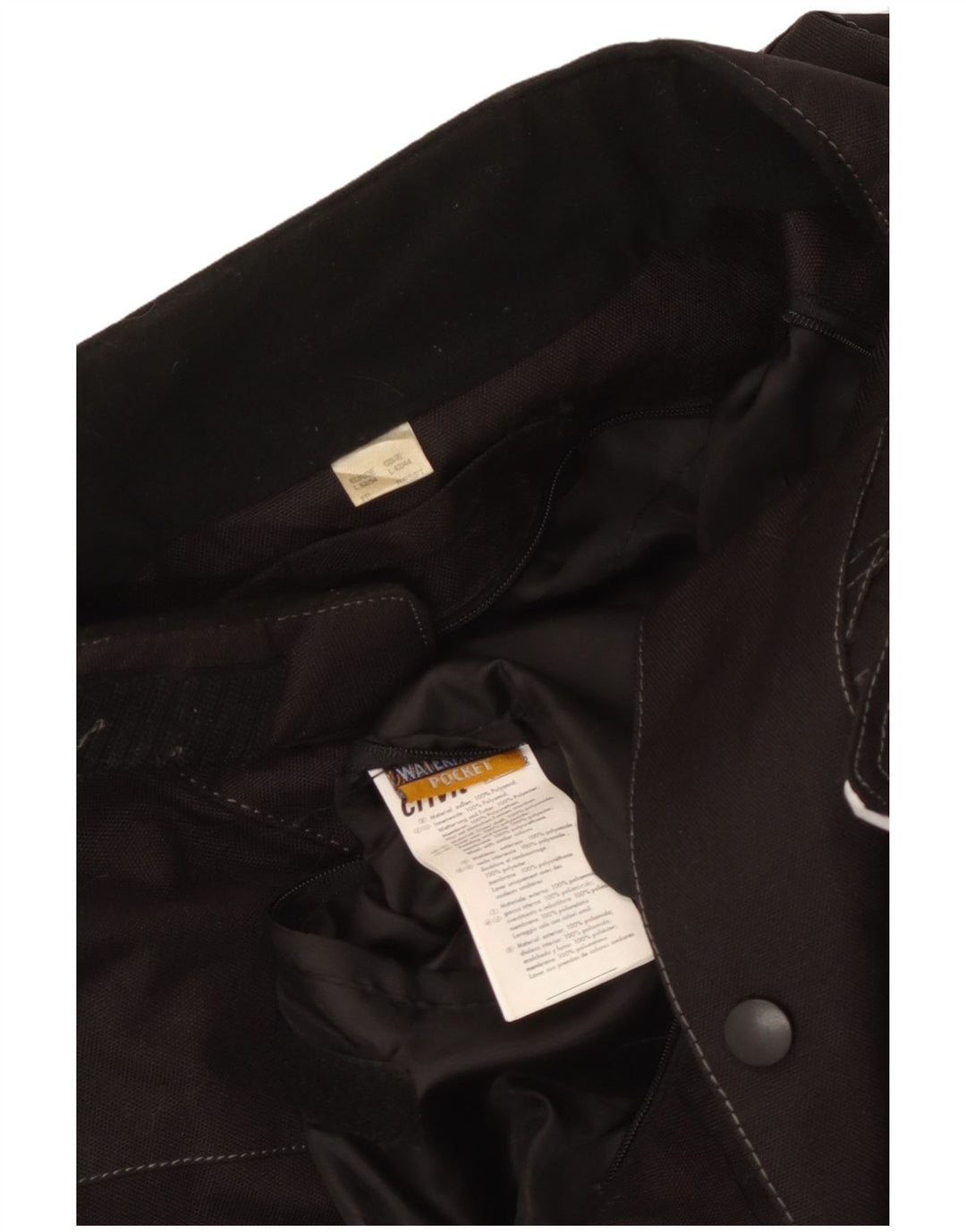 Мужская куртка-гонщик Crivit UK 40, большая, черная, полиамид