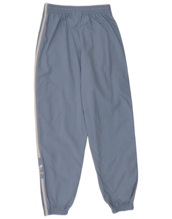 ADIDAS Mens Graphic Tracksuit Trousers Joggers Small  Blue Polyamide