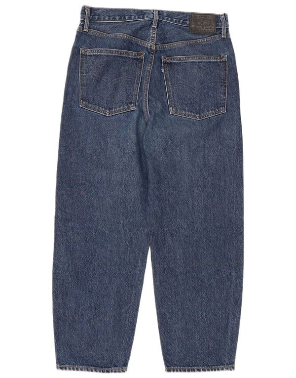 Женские укороченные джинсы Levi's с высокой талией W26 L25, синий хлопок