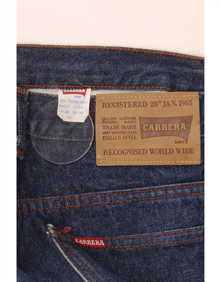 Мужские прямые джинсы Carrera W34 L31 темно-синие, хлопок