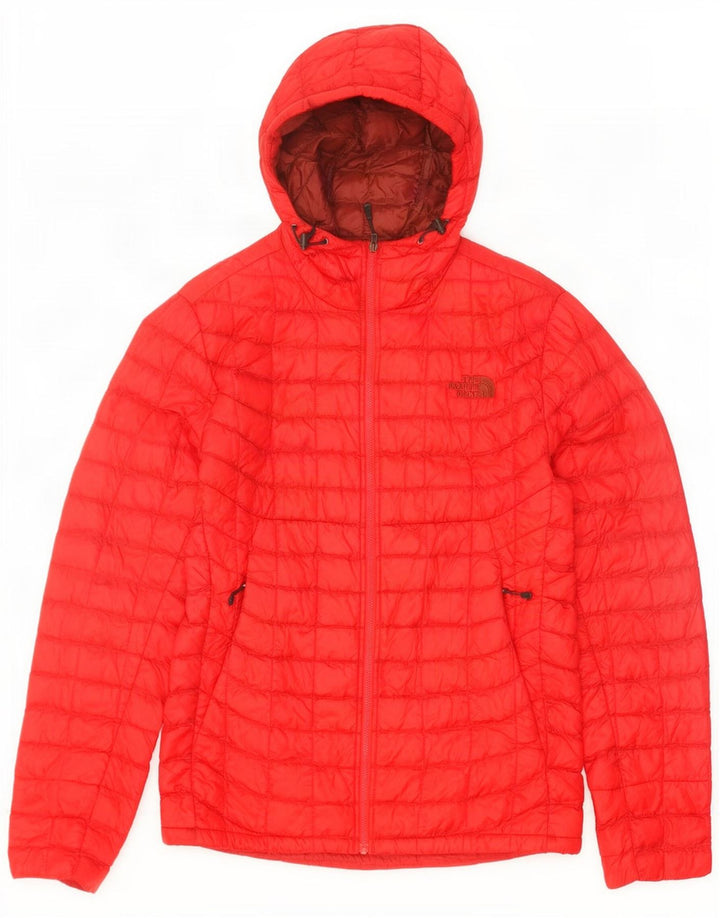 Мужская утепленная куртка с капюшоном The North Face UK 36, маленький красный нейлон