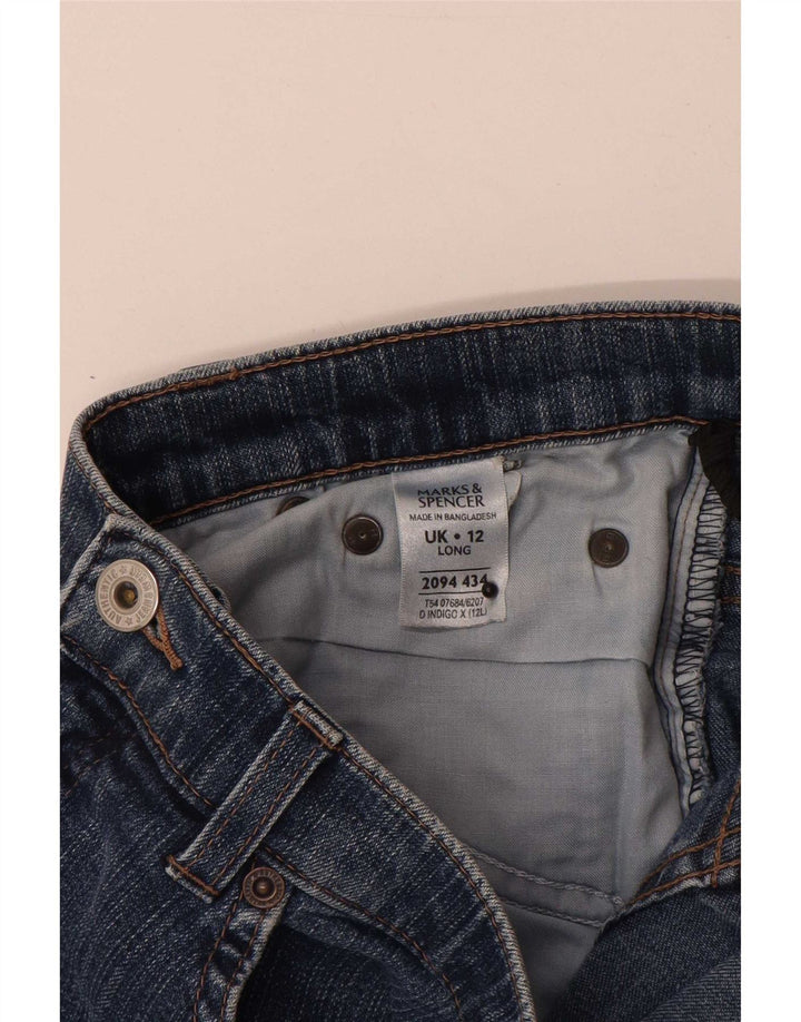 Женские джинсы Bootcut Marks & Spencer UK 12, средние W28 L29, синие, хлопок