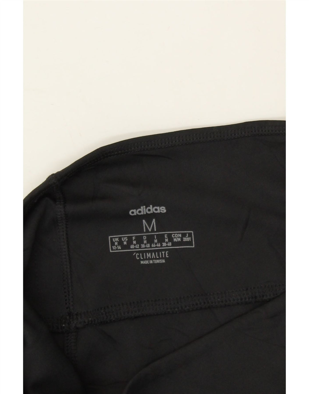 ADIDAS Womens Climalite Leggings UK 12/14 Medium  Black Vintage Adidas and Second-Hand Adidas from Messina Hembry 