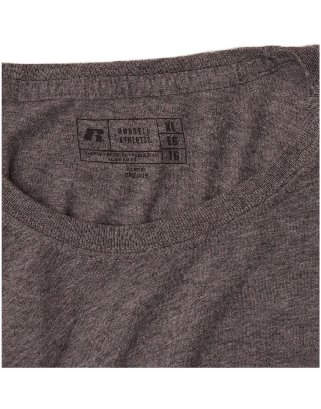 Футболка Russell Athletic для мальчиков, топ 14–15 лет, XL, серая