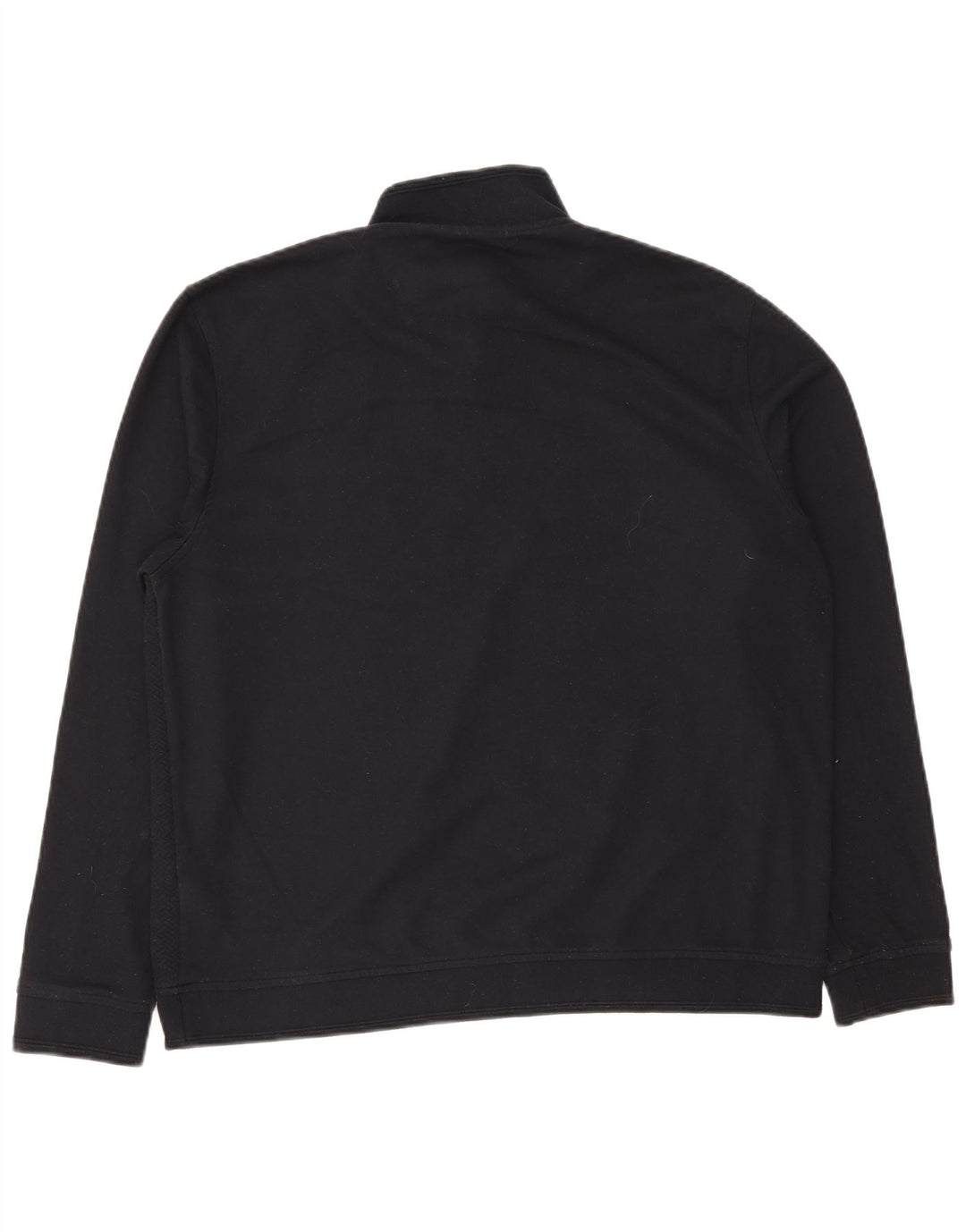 Мужской джемпер с воротником на молнии Ted Baker, размер 6, 2XL, темно-синий