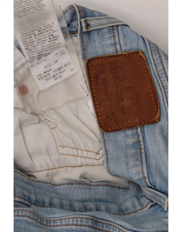 Мужские джинсы Levi's Slim 511 W32 L34 синие, хлопок