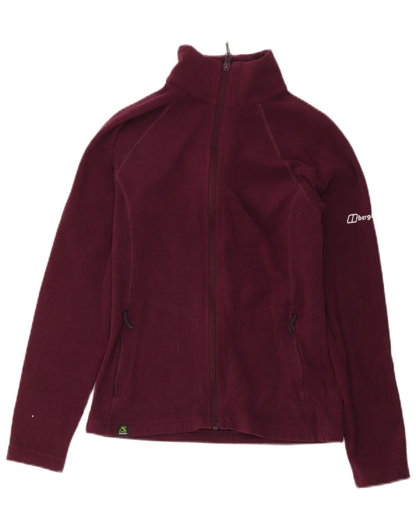 Женская флисовая куртка Berghaus UK 10, маленькая, бордовая
