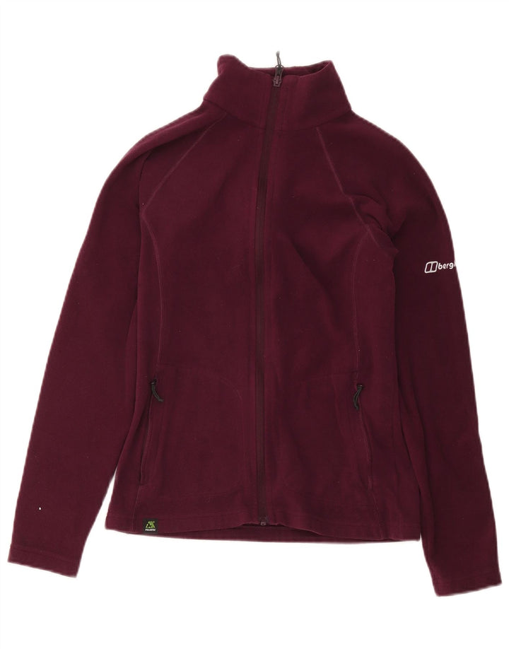 Женская флисовая куртка Berghaus UK 10, маленькая, бордовая
