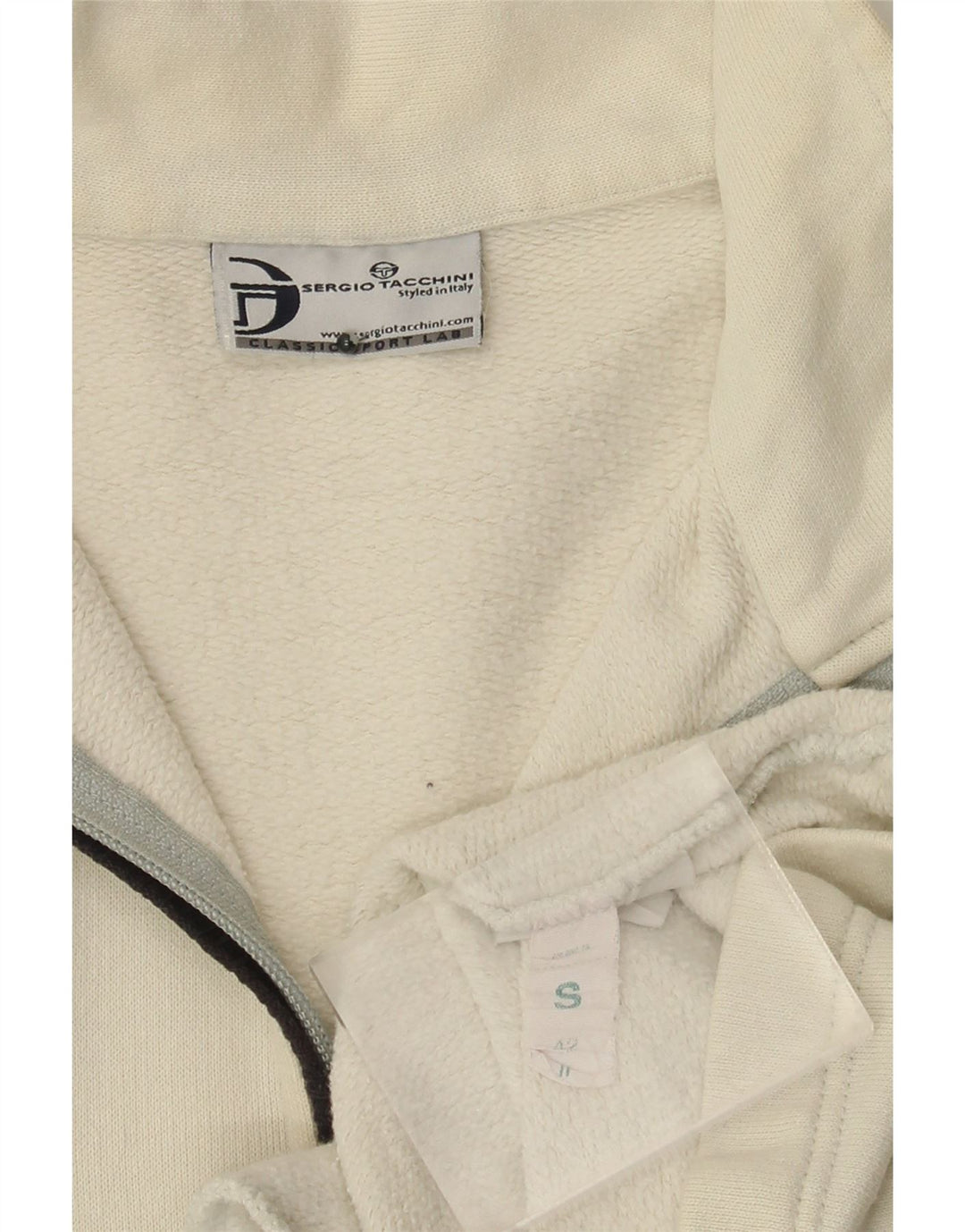 Мужской спортивный костюм Sergio Tacchini, маленькая белая куртка