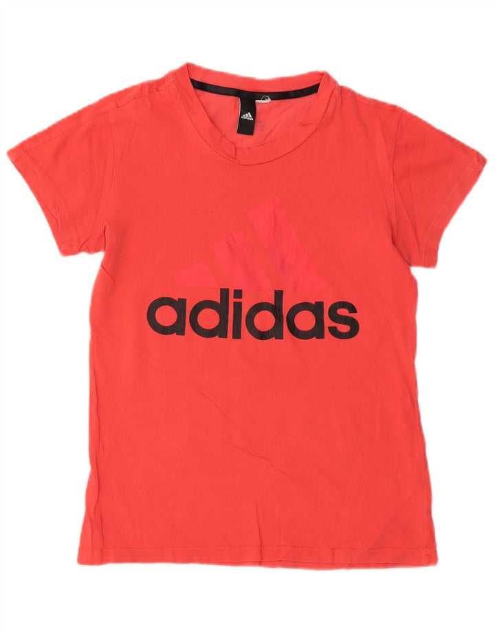 Женская футболка с рисунком ADIDAS Top UK 12, средний красный