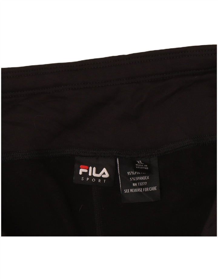 Женские леггинсы Fila UK 18 XL, черный полиэстер