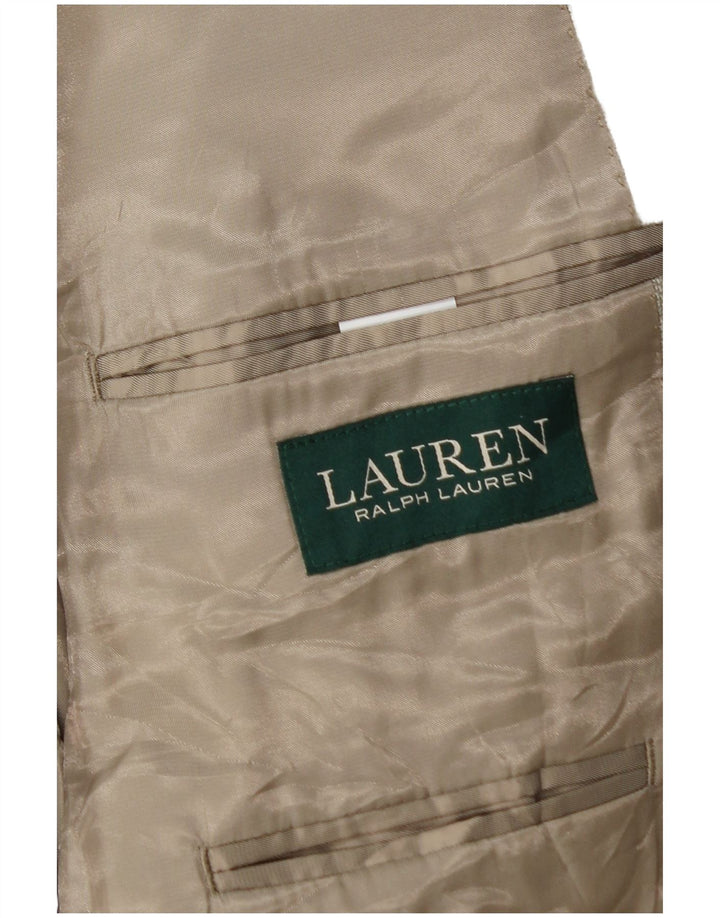Мужской пиджак с 2 пуговицами Ralph Lauren UK 46 2XL, серый полиэстер