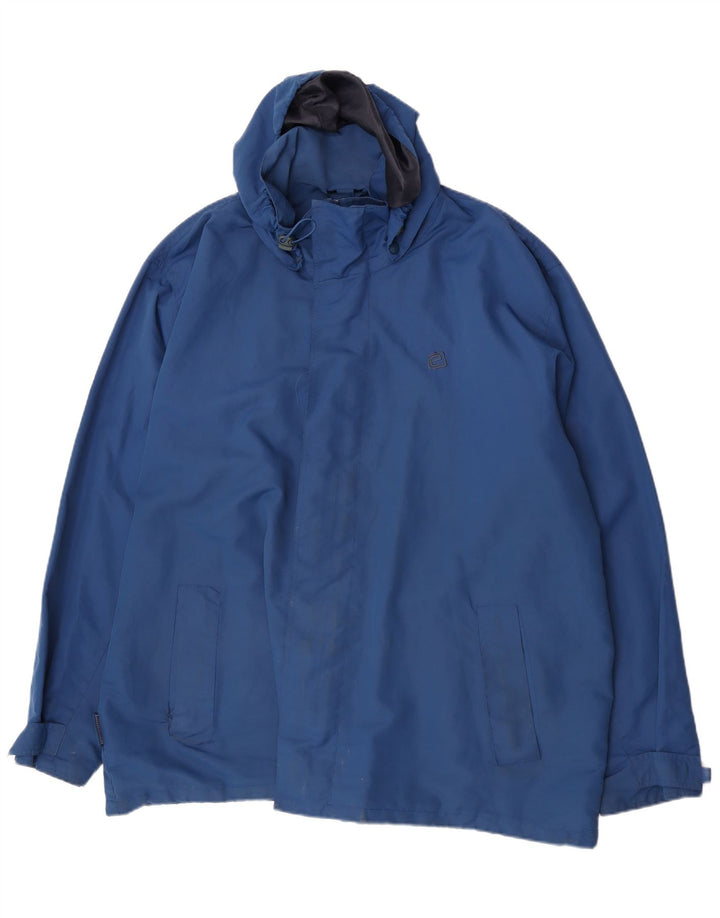 Мужская дождевик с капюшоном Mountain Essentials UK 46 3XL Синий Нейлон