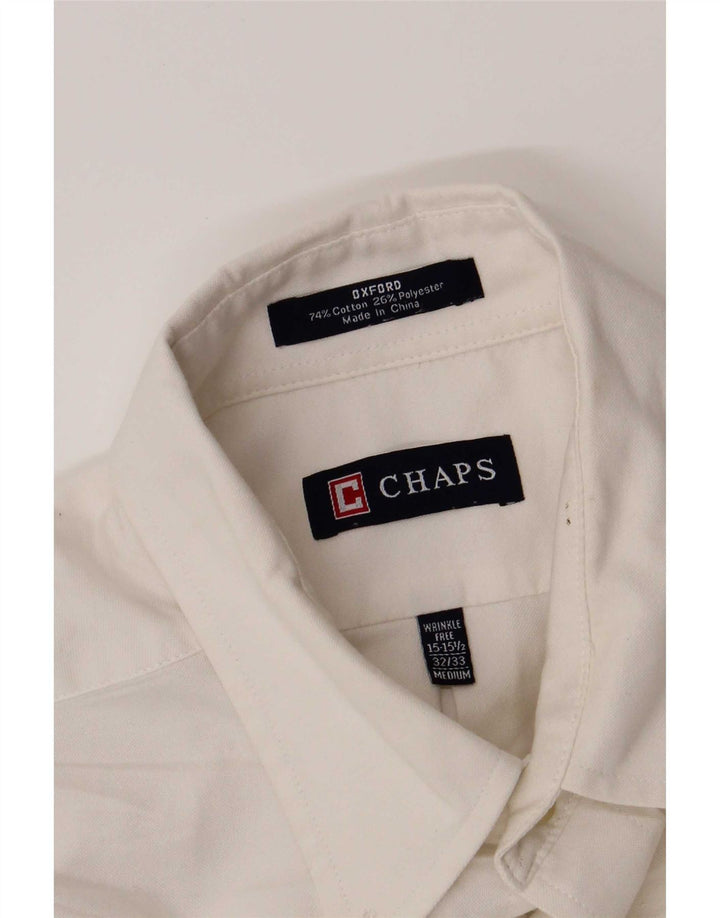 Мужская рубашка Chaps, размер 15 1/2, средний белый хлопок