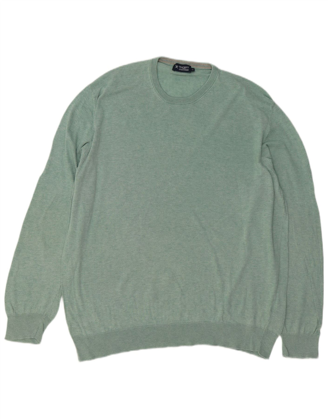 Мужской джемпер с круглым вырезом Hackett 2XL, зеленый хлопок