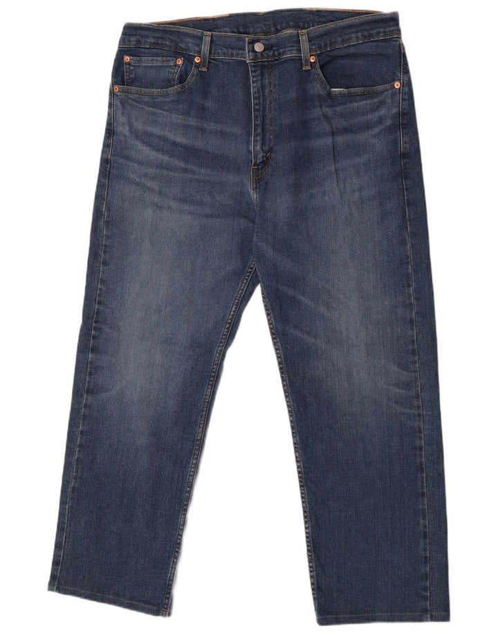 Мужские прямые джинсы Levi's 505 W38 L30 синие, хлопок