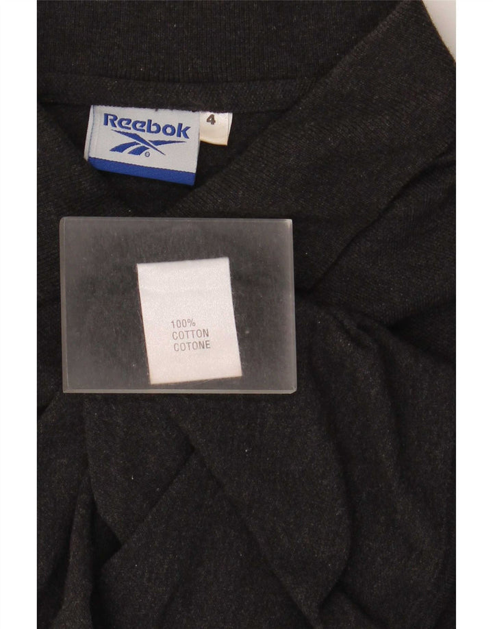 Мужская рубашка-поло Reebok, большая черная, хлопок