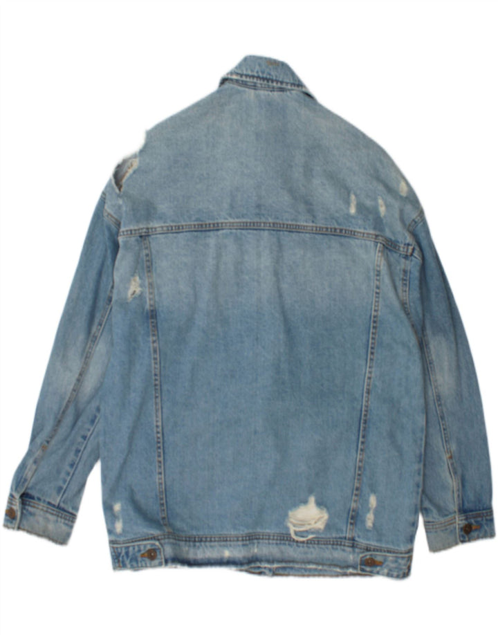 Женская джинсовая куртка Zara UK 14, средний синий