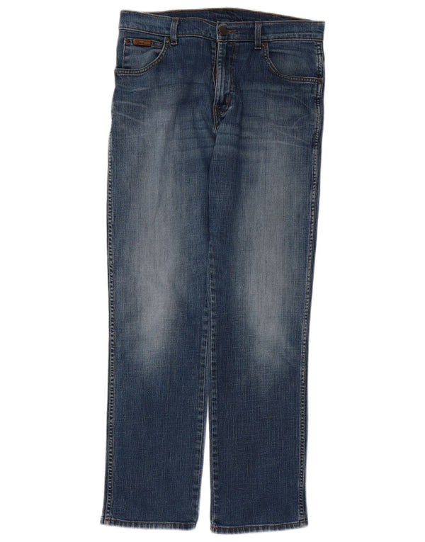 Мужские прямые джинсы WRANGLER Texas Stretch W33 L30, синий хлопок