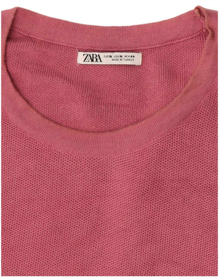 Мужская футболка Zara Top XL Розовый