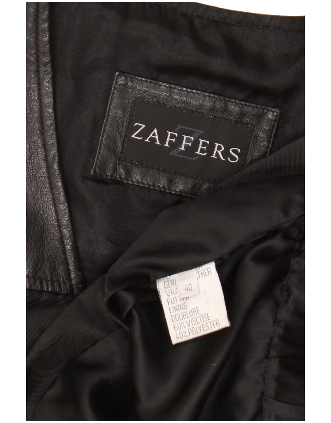 Винтажный женский оверсайз-жилет IT 40, маленький черный кожаный