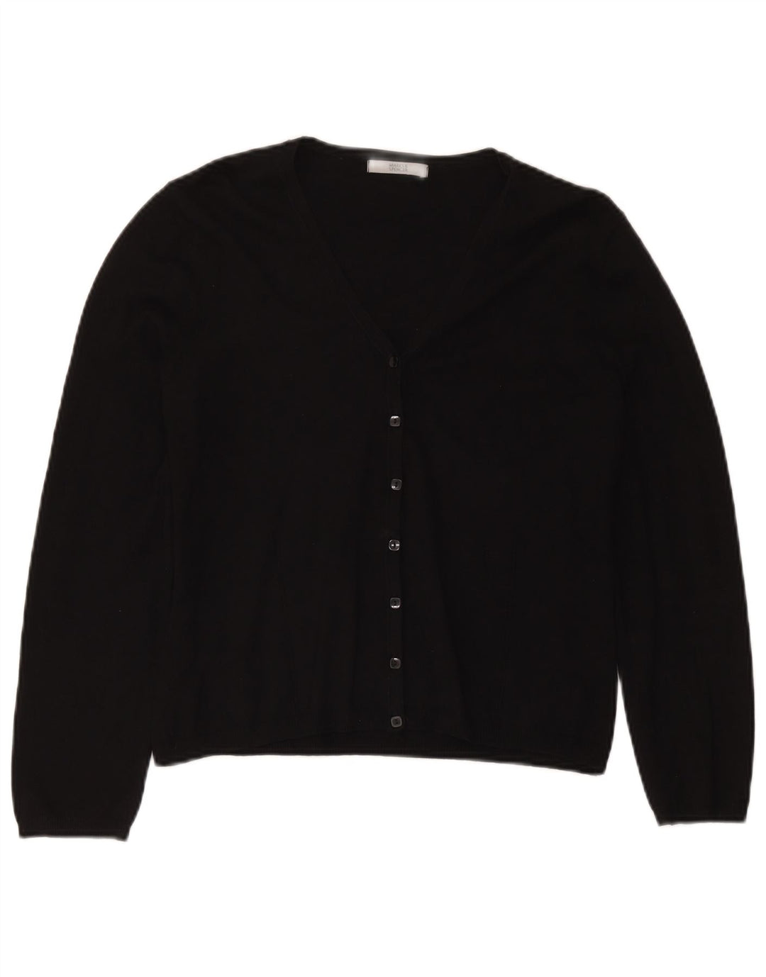 Женский кардиган Marks & Spencer UK 14, средний черный, вискоза