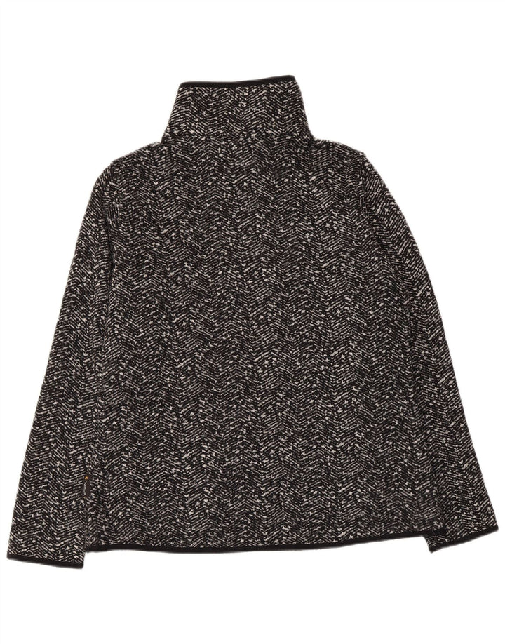 JACK WOLFSKIN Женский спортивный костюм, верхняя куртка, Великобритания, 14/16, большая черная елочка