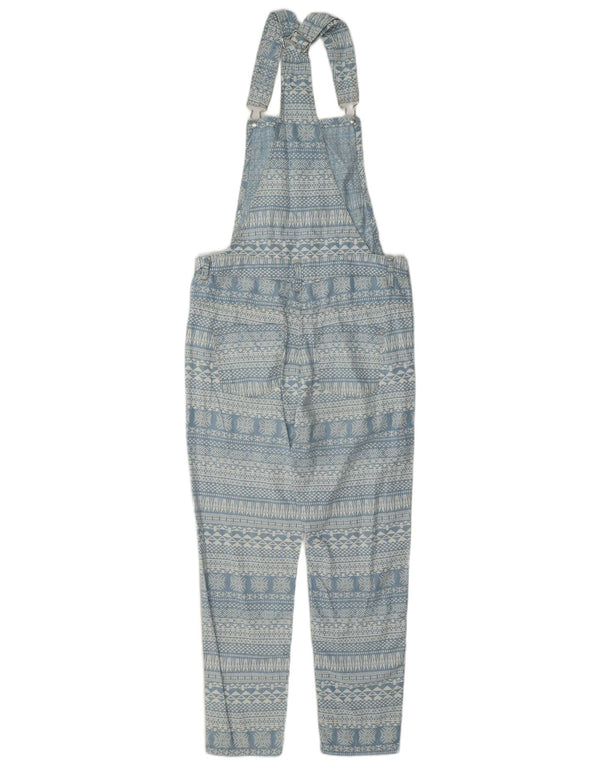 Женские брюки узкого комбинезона Benetton XS W25 L25 синие, лиоцелл Fair Isle