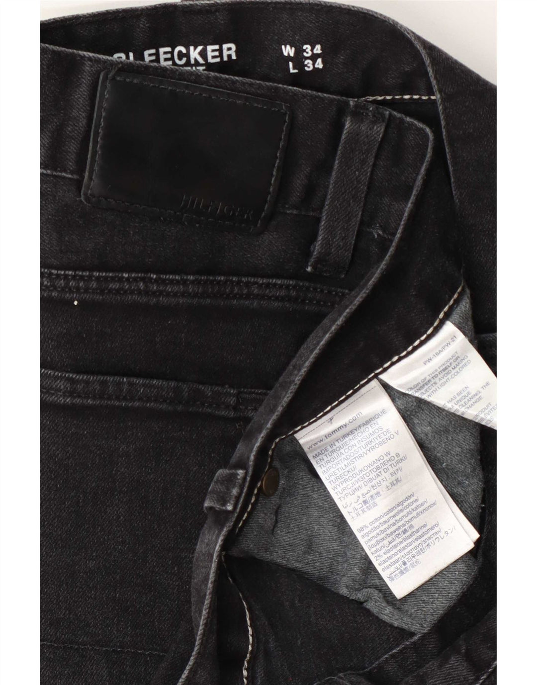 Мужские джинсы Wrangler Bleecker Slim W34 L34, серый хлопок