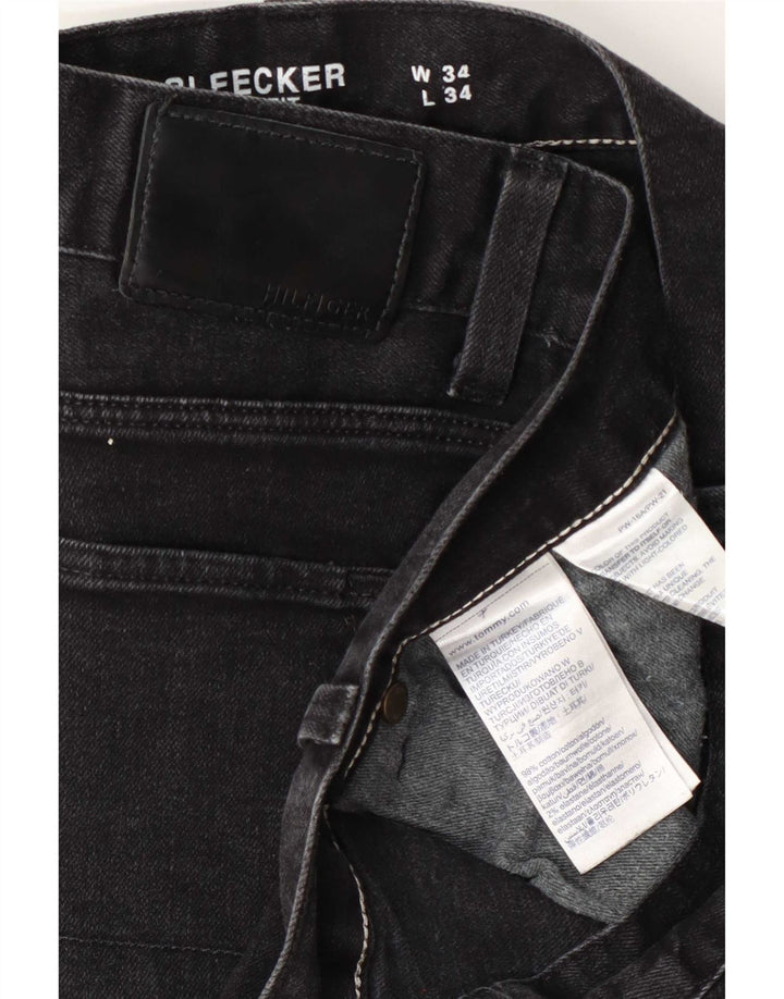 Мужские джинсы Wrangler Bleecker Slim W34 L34, серый хлопок