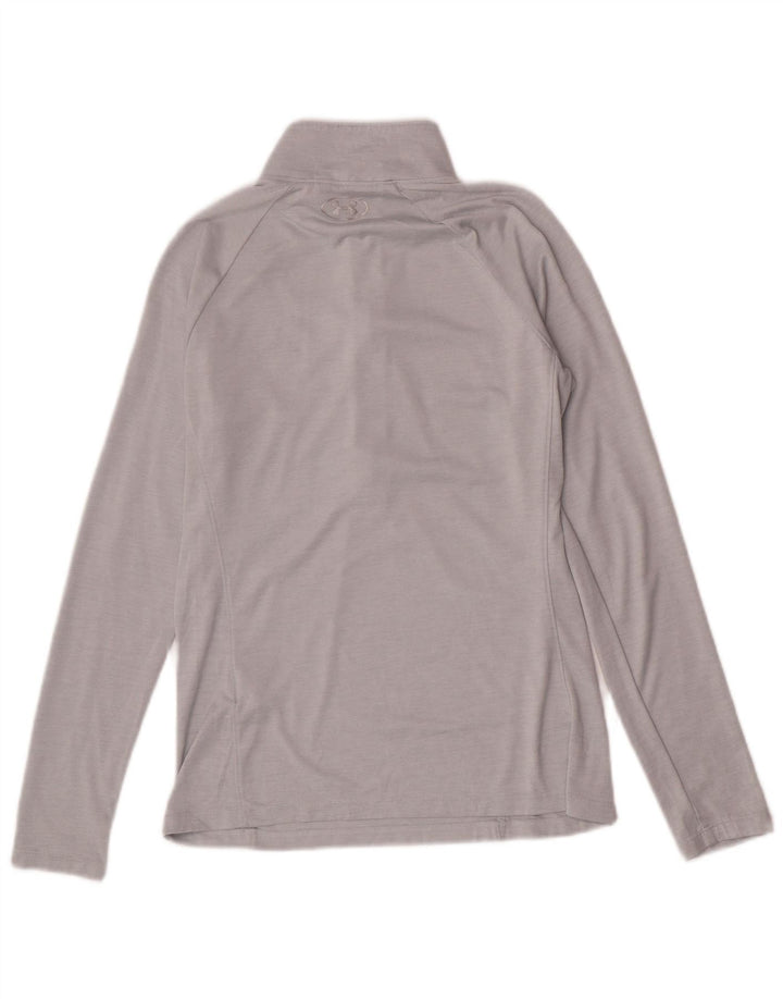 Женский спортивный пуловер Under Armour Heat Gear, топ UK 10, маленький серый цвет