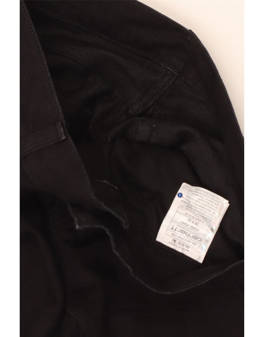 Женские узкие джинсы CARHARTT W28 L32, черный хлопок