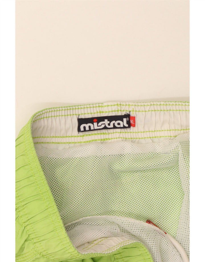 Mistral Мужские шорты для плавания с рисунком XL, зеленые