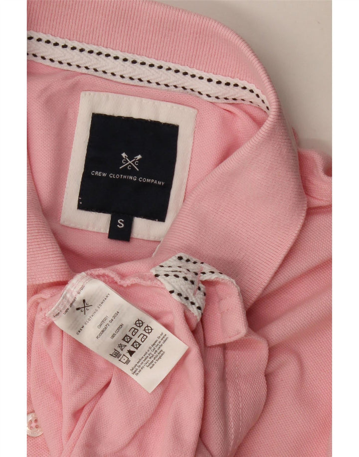 ЭКИПАЖНАЯ ОДЕЖДА Мужская рубашка-поло маленького розового цвета из хлопка