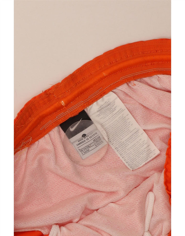 Мужские спортивные шорты Nike, большие оранжевые, полиэстер