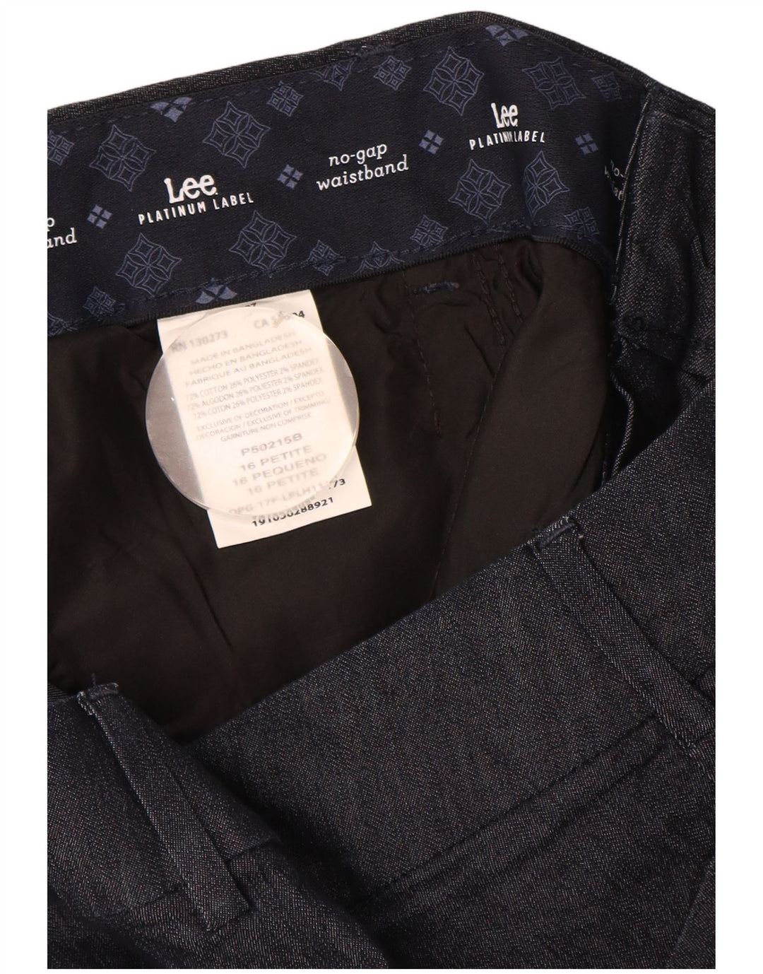 Женские повседневные брюки Lee Platinum Label США 16 2XL W38 L30 Темно-синие