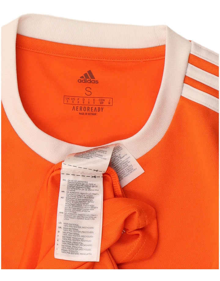 Мужская футболка Adidas Aeroready, маленький оранжевый полиэстер