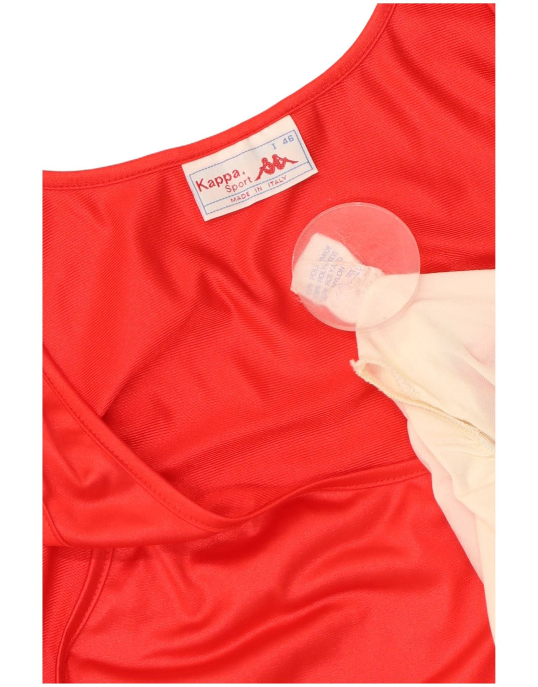 Женский комплект из 2 предметов с графикой Kappa IT 46, большой красный, полиамид с цветными блоками
