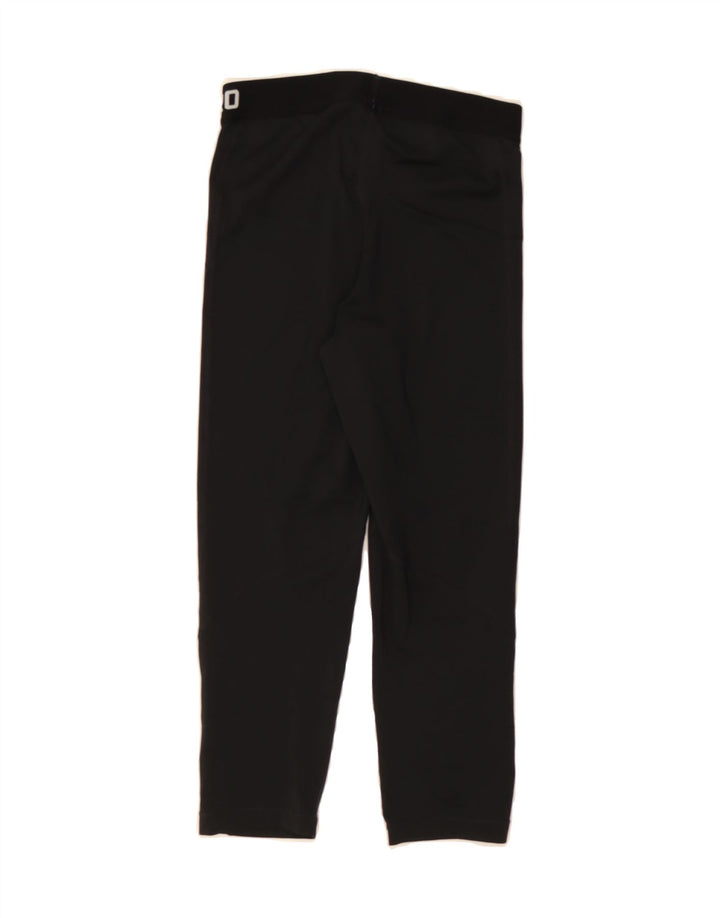NIKE Womens Dri Fit Graphic Tracksuit Trousers UK 8 Small  Black Polyester Vintage Nike and Second-Hand Nike from Messina Hembry 