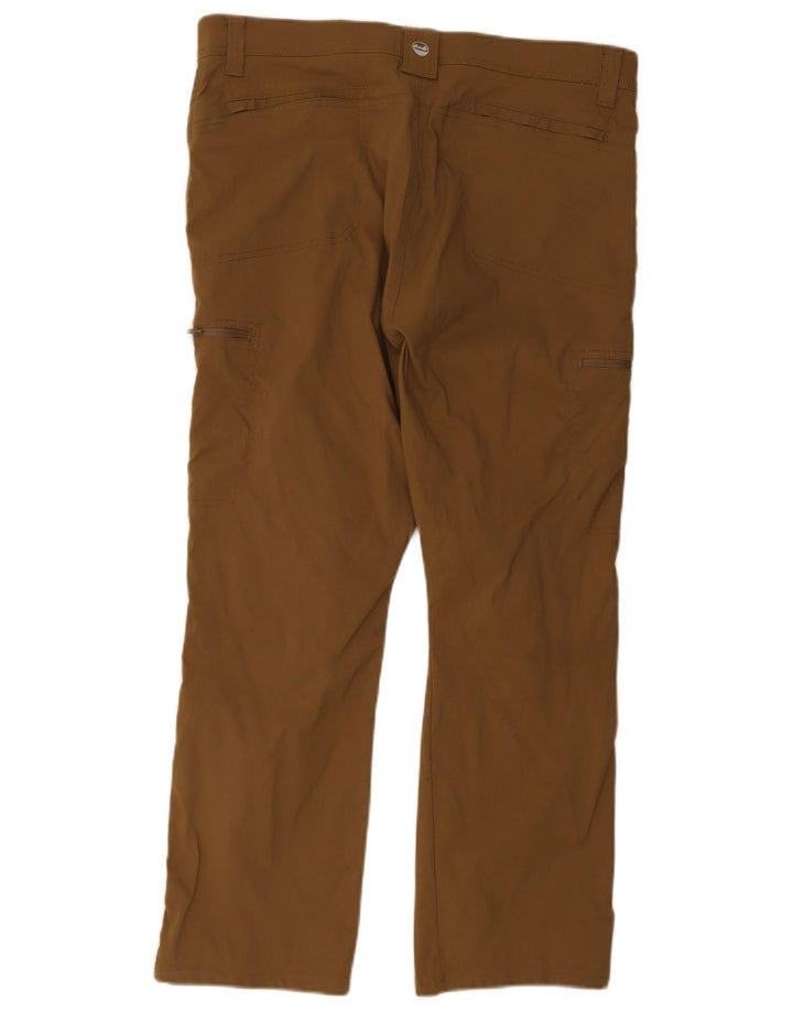 Мужские прямые брюки-карго Wrangler W36 L30, коричневый нейлон