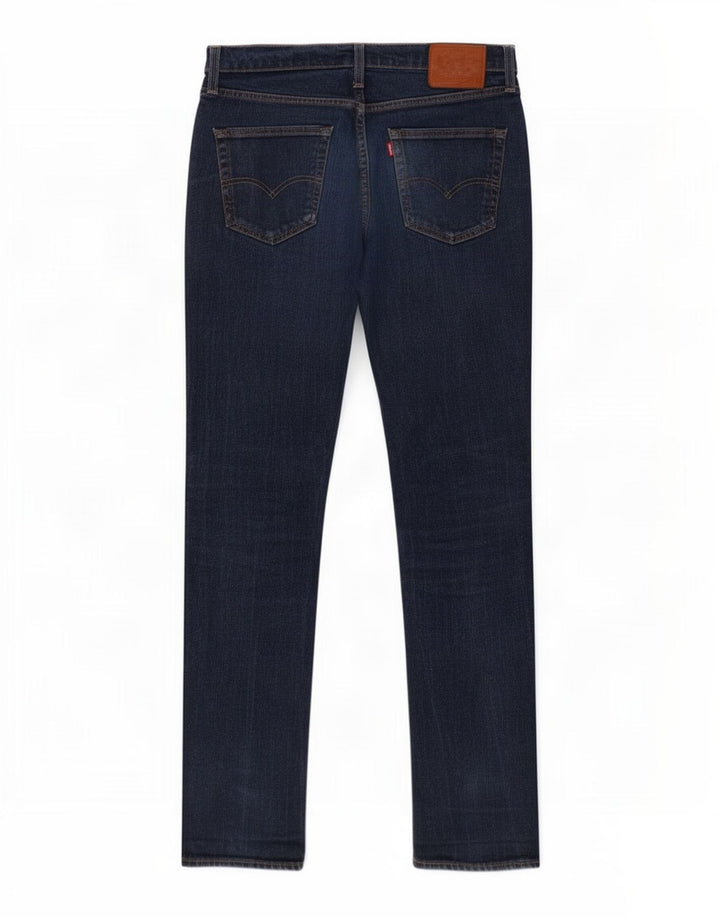 Мужские джинсы Levi's 511 Slim W34 L32 Темно-синие, хлопок