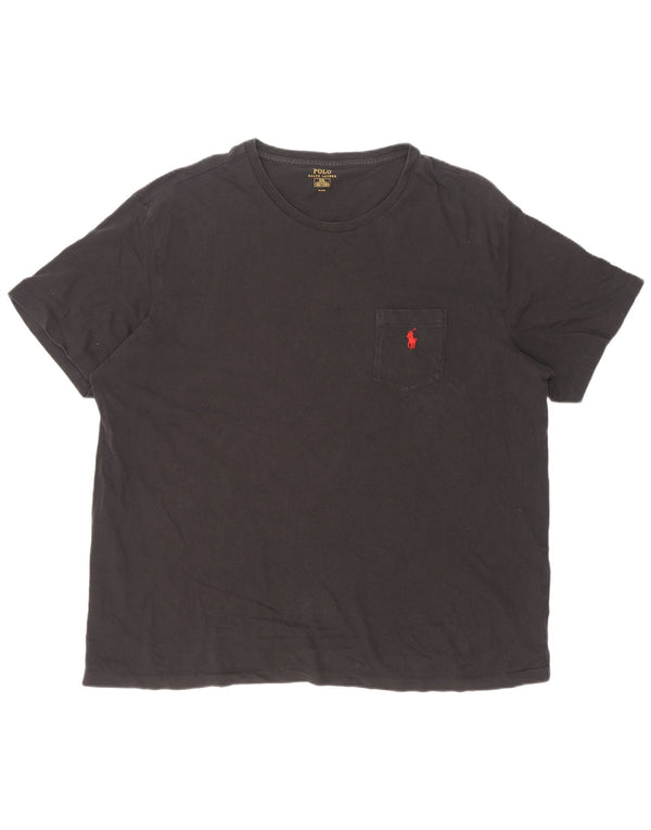 Мужская футболка Polo Ralph Lauren 2XL, черный хлопок