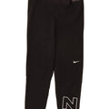Женские укороченные леггинсы с графическим рисунком Nike UK 8, маленькие черные полиэстер