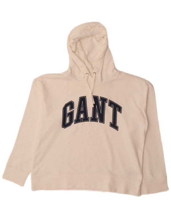 Женский джемпер с капюшоном Gant UK 18 XL, белый хлопок