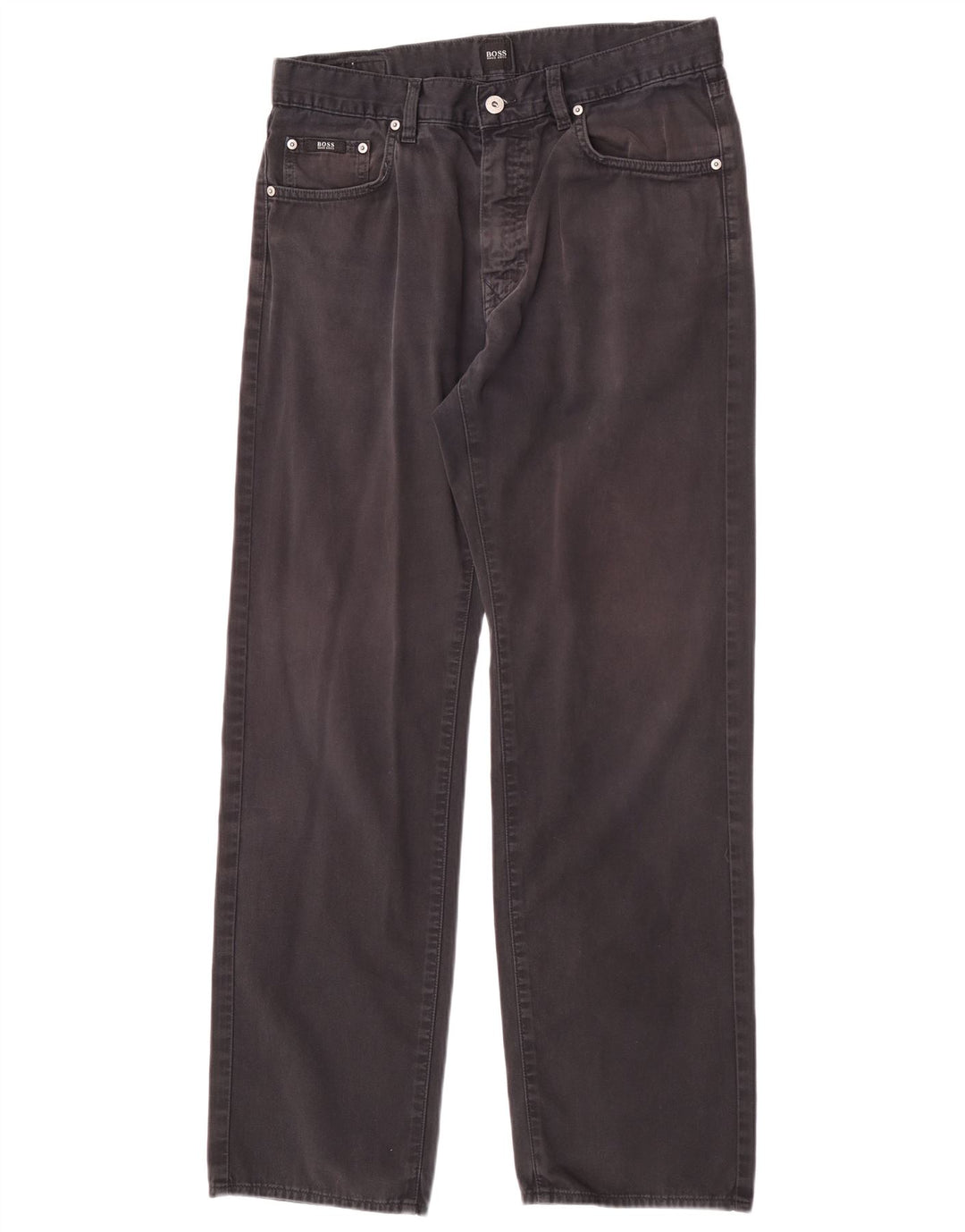 Мужские прямые джинсы Hugo Boss W32 L32 черные