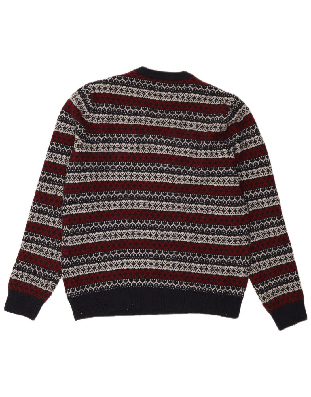 Мужской джемпер с круглым вырезом Jack Wills, средний темно-синий Fair Isle